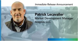 Patrick Lecavalier as Acepsis' Market Development manager