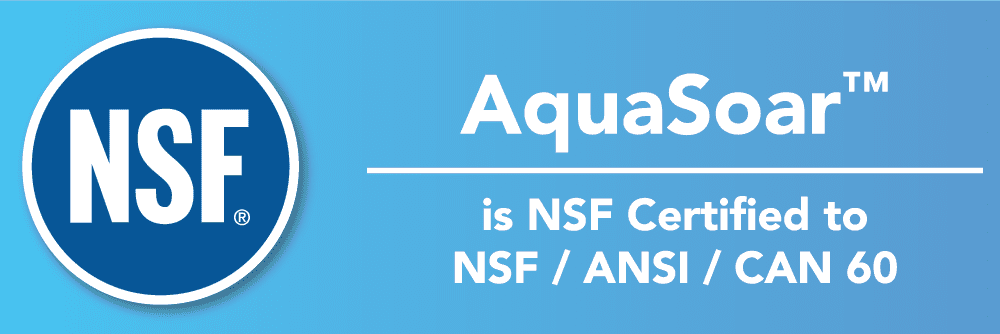 Acepsis™ AquaSoar™ is proud to be NSF certified