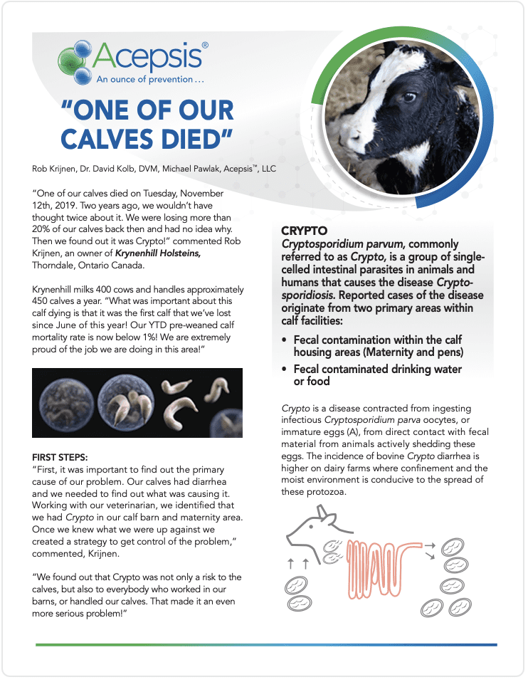 ACEPSIS Hygiene and Crypto